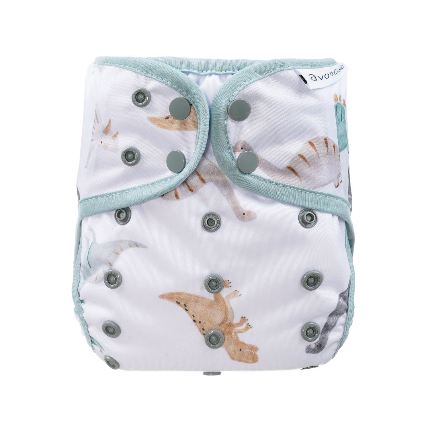 avo+cado Explorer One Size Stoffwindel-Überhose mit Dinomuster